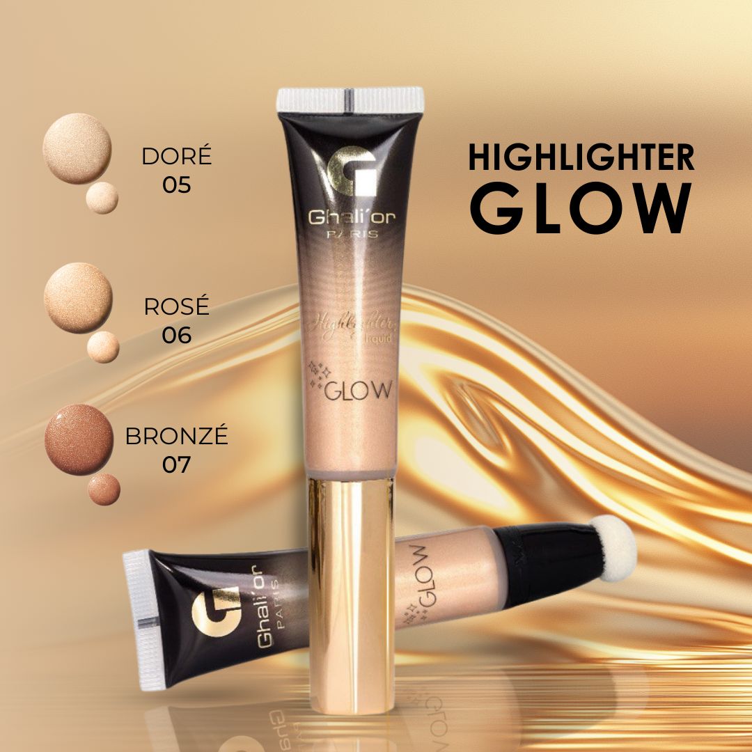 Highlighter Glow Liquid TUBE NΒ°07 BronzΓ©