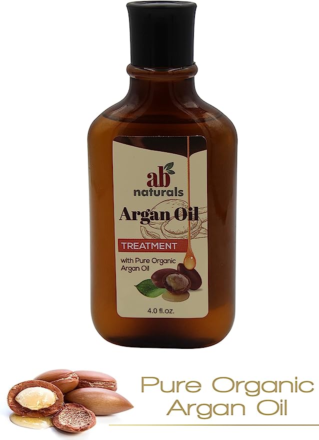 Ab Naturals Argan Oil Treatment with Pure Organic Argan Oil 4.0 fl oz