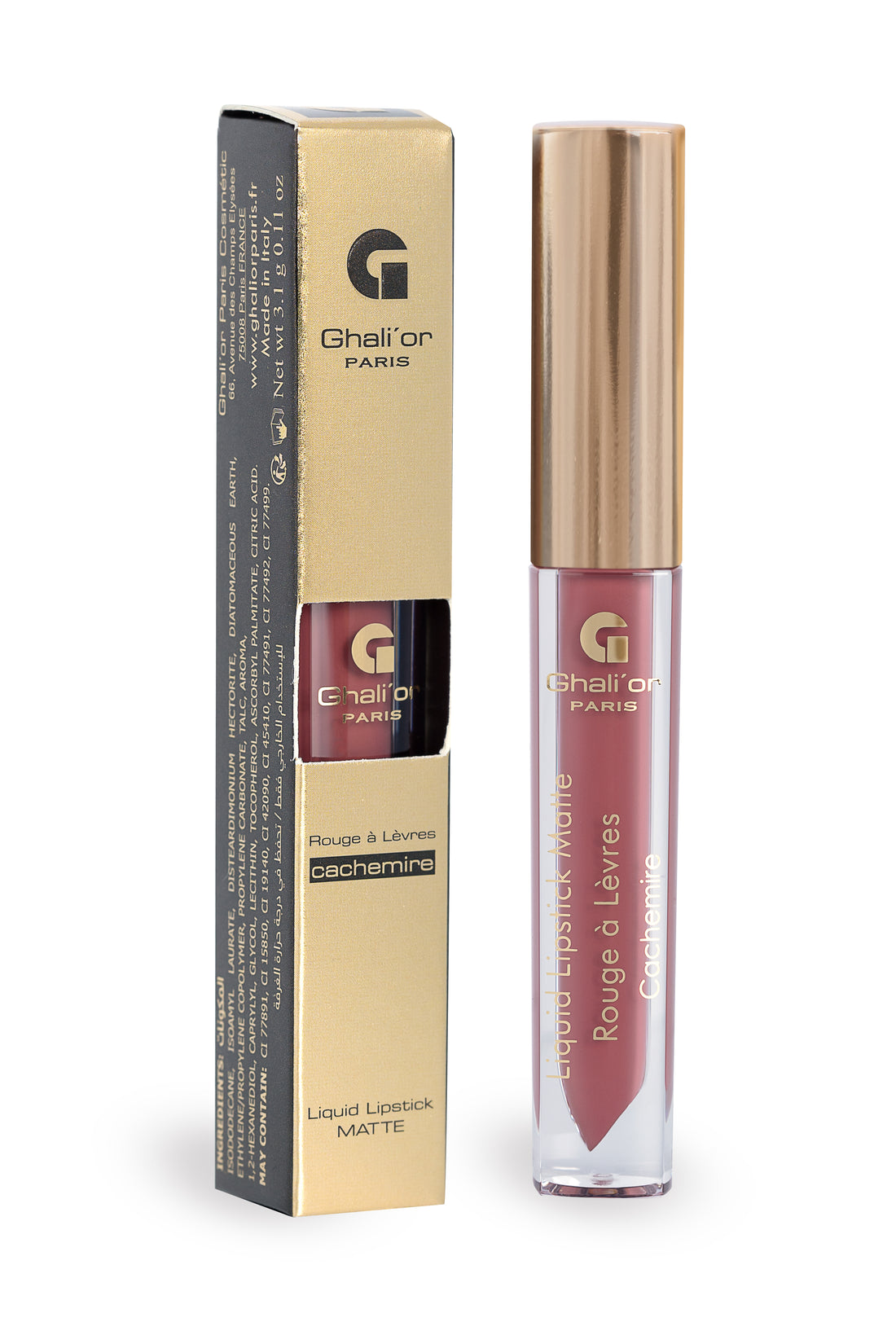 Cashmere Liquid Lipstick, 2.5ml, Petals N°502